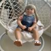34inch Reborn Toddler Dolls,Huge Baby Full Body Hard Vinyl Girl Realistic Doll with Long Hair Age 3 Dress Model Collectible High Qualtity(no Girl Parts) view 3