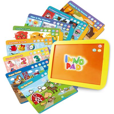 BEST LEARNING INNO PAD Smart Fun Lessons - Educational Tablet Toy to Learn Alphabet, Numbers, Colors, Shapes, Animals, Transport for Toddlers Ages 2 to 5 Years Old | Educational Birthday Gift
