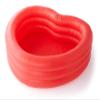 Ban.do Red Heart-Shaped Inflatable Swimming Pool, Large Blow Up Pool Fits 2-3 Adults, Red Heart view 1
