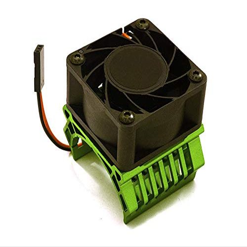 Integy 36mm Motor Heatsink+40x40mm Cooling Fan 17k RPM for Most 1/10 On-Road & Off-Road