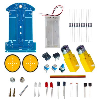 D2-1 DIY kit Intelligent Tracking The car kit D2-1 Patrol car Parts Electronic Manufacture DIY Smart car DIY Electronic Suite