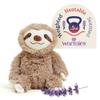 warmies Junior Microwavable & Weighted Stuffed Animals, Sloth - Heated Stuffed Animal Plushie for Warmth & Comfort - Cute Soft Plush Toys for Adults & Children (Boys, Girls, Babies & Toddlers) view 1