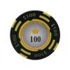 Versa Games Crown Casino Clay Poker Chips in 13.5 Gram Weight Pack of 50 (Black) view 1