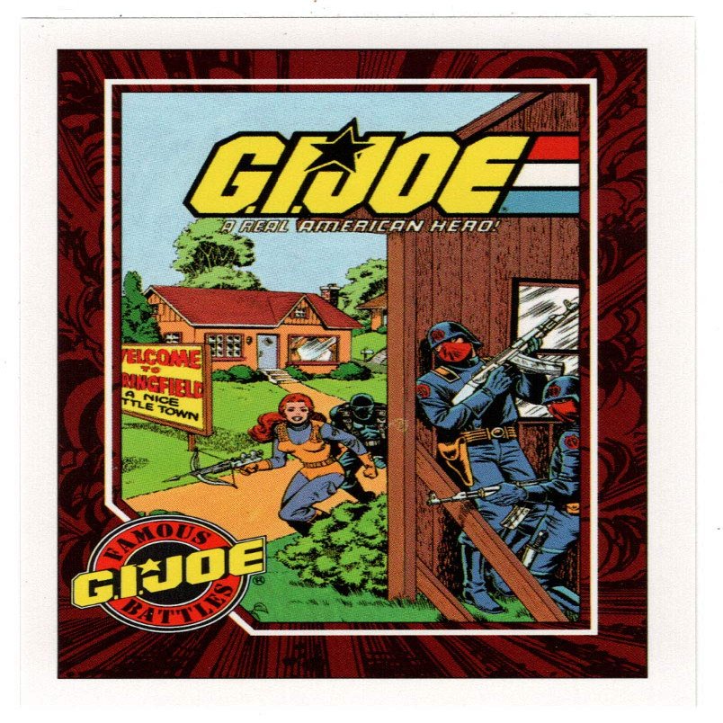 First Battle of Springfield - G.I. Joe Series 1 (Trading Card) # 157 - Impel 1991 NM/MT
