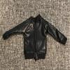 1/12 Scale Miniature Custom Handmade Black Zipper Jacket for Mezco Marvel Legends Action Figure view 1