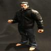 1/12 Scale Miniature Custom Handmade Black Zipper Jacket for Mezco Marvel Legends Action Figure view 3