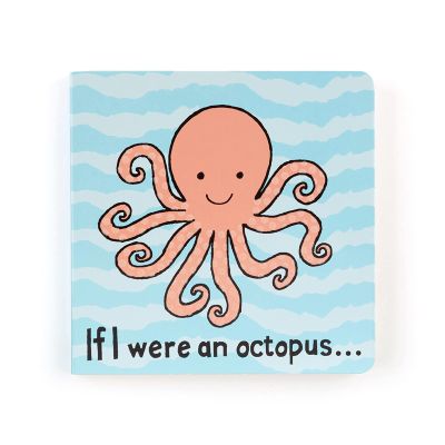 Jellycat If I were an Octopus: A Touch and Feel Board Book Children's Book - Baby Gift