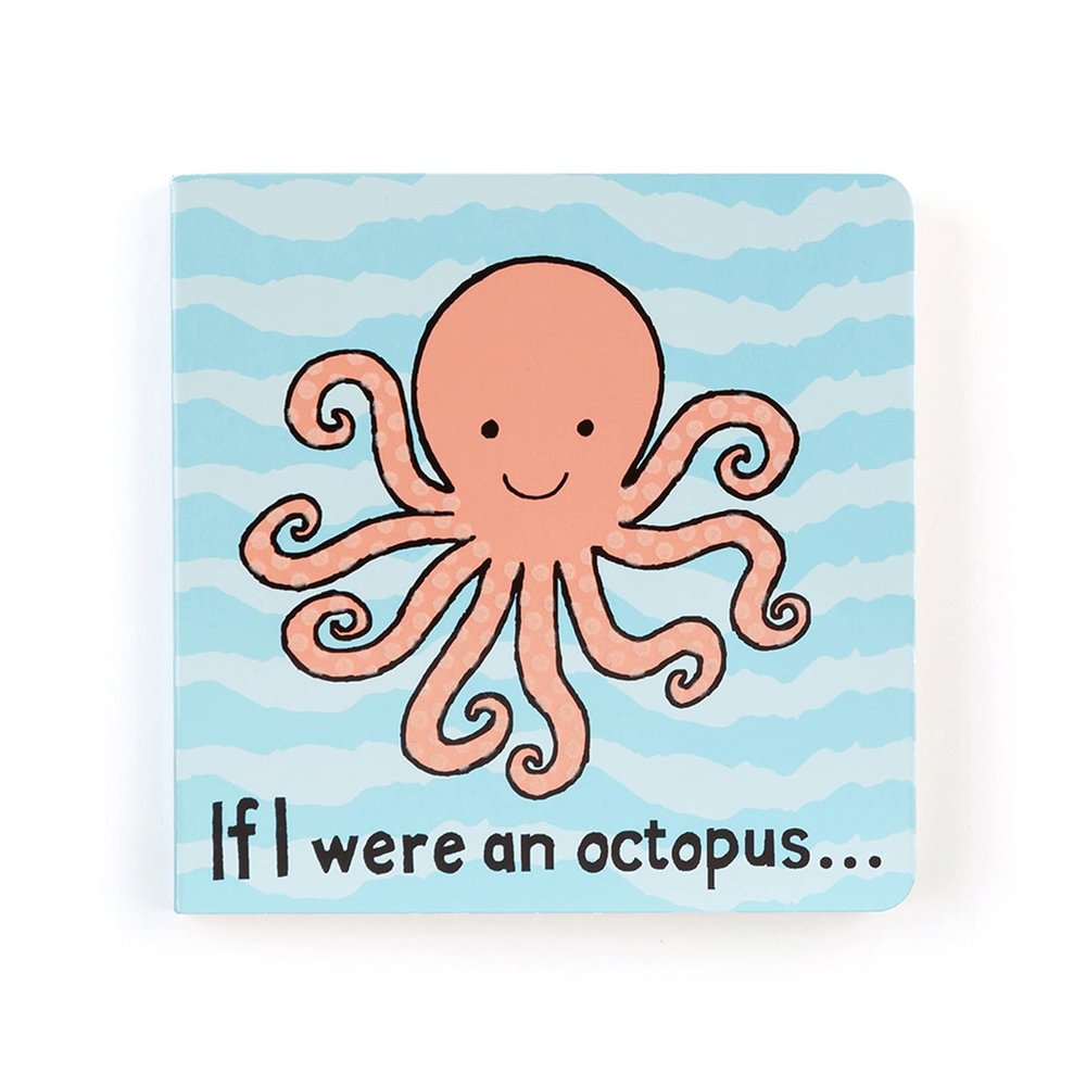 Jellycat If I were an Octopus: A Touch and Feel Board Book Children's Book - Baby Gift