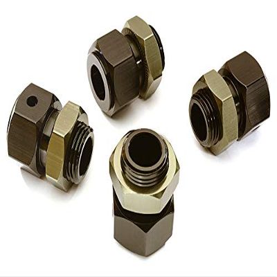 Integy Billet Machined Wheel Adapter 24mm Hex (4) for Losi 1/5 Desert Buggy XL-E & 2.0