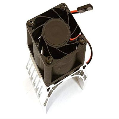 Integy 42mm Motor Heatsink+40x40mm Cooling Fan 17k RPM for 1/10 Summit & E-Revo