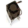 Integy 42mm Motor Heatsink+40x40mm Cooling Fan 17k RPM for 1/10 Summit & E-Revo view 1