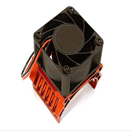 Integy 42mm Motor Heatsink+40x40mm Cooling Fan 17k RPM for 1/10 Summit & E-Revo