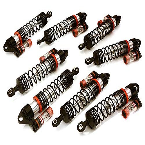 Machined Piggyback Shock Set (8) for Traxxas 1/10 Scale E-Maxx Brushless 3762A