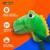 WALIKI Stick Horse Dinosaur Lala | Pretend Play Toy for Kids Ages 2 3 4 5 6 | Fun Gift for Boys and Girls | Cool Birthday Present view 2