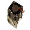 Integy 42mm Grey Motor Heatsink+40x40mm Cooling Fan 16k RPM for 1/10 Summit & E-Revo view 1