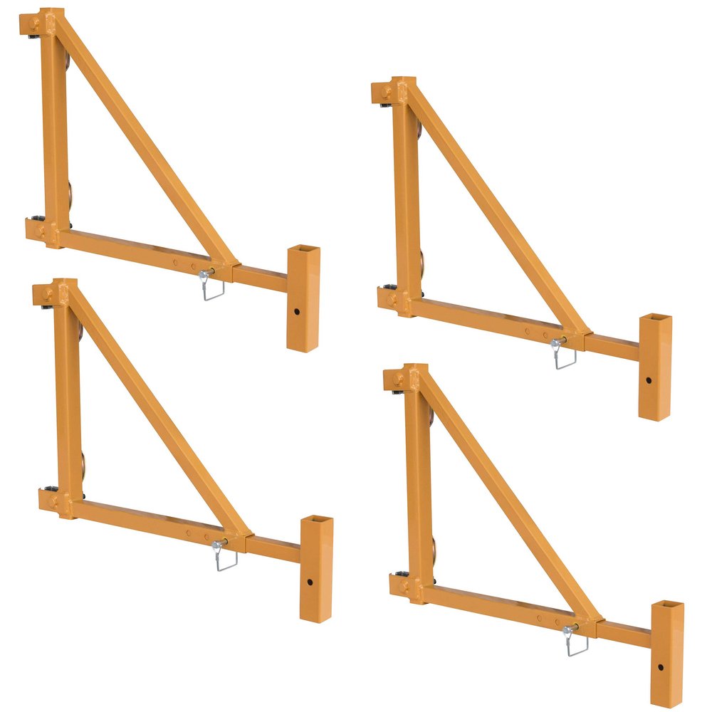 Buffalo Tools GSAOSET 4Pc Adj Outrig Set 18-34In, Yellow