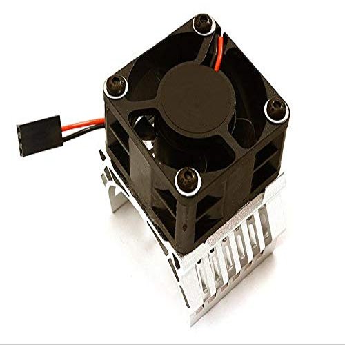 Integy 42mm Motor Heatsink+40x40mm Cooling Fan 16k RPM for 1/10 Summit & E-Revo