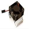Integy 42mm Motor Heatsink+40x40mm Cooling Fan 16k RPM for 1/10 Summit & E-Revo view 1