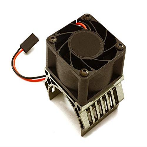 Integy 36mm Motor Heatsink+40x40mm Cooling Fan 17k RPM for 1/10 TR-MT10E & TRX-4