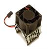 Integy 36mm Motor Heatsink+40x40mm Cooling Fan 17k RPM for 1/10 TR-MT10E & TRX-4 view 1