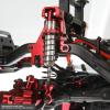 Atomik Alloy Front & Rear Shock Set - RC Car Replacement for Traxxas TRX-4 - Hardened Billet 6061 Aluminum, Front & Rear Chassis Upgrade - Grey view 2