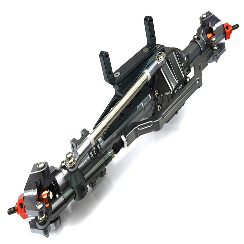 Billet Machined Complete Front Axle Assembly for Axial 1/10 Wraith 2.2