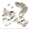 Integy Billet Machined Front Bulkhead Set for Losi 1/5 Desert Buggy XL-E - Silver view 1