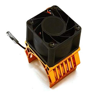 Integy 36mm Motor Heatsink+40x40mm Cooling Fan 17k RPM for Most 1/10 On-Road & Off-Road