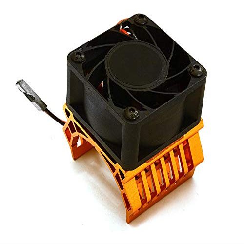 Integy 36mm Motor Heatsink+40x40mm Cooling Fan 17k RPM for Most 1/10 On-Road & Off-Road