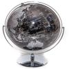 Black & Silver Globe of the World 10" view 1