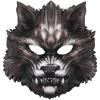 Amosfun EVA Wolf Head Halloween Mask Simulation Animal Halloween Mask Carnival Cosplay Party Supplies view 1