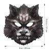 Amosfun EVA Wolf Head Halloween Mask Simulation Animal Halloween Mask Carnival Cosplay Party Supplies view 2