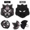Amosfun EVA Wolf Head Halloween Mask Simulation Animal Halloween Mask Carnival Cosplay Party Supplies view 4