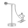 Hztyyier Rotating Iron Tumbler, Spinning Desk Toy for Abstract Skiing Decor Exotic Home Office Bedroom Craft Gift view 2