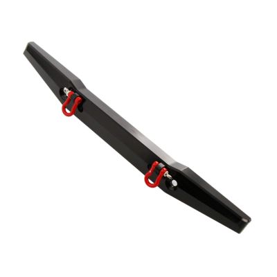 Atomik Alloy Scale Rear Bumper - RC Car Replacement for Vaterra Ascender - Hardened Billet 6061 Aluminum, Rear Chassis Upgrade Part VTR231036 - Black