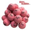 Premium Rubber Ball 24 Balls Pack Pinky Bouncy Ball Colorful Display Box and Balls Combo Party Supplies Real Solid Rubber High Bounce Pink Ball Wall Ball for Kids view 3