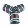 3 Ways Cat Toy Tent Nest Foldable Training Tunnel view 2