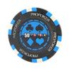 Versa Games Pro Poker Chips in 13.5 Gram Weight - Pack of 50 (Choose Colors) (Blue) view 1