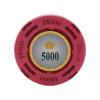 Versa Games Crown Casino Clay Poker Chips in 13.5 Gram Weight - Pack of 50 (Choose Colors) (Pink) view 1