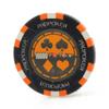 Versa Games Pro Poker Chips in 13.5 Gram Weight - Pack of 50 (Choose Colors) (Orange) view 1