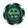 Versa Games Pro Poker Chips in 13.5 Gram Weight - Pack of 50 (Choose Colors) (Green) view 1