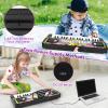 Kids Keyboard Piano, 37 Keys Keyboard Electric Digital Piano, Early Learning Educational Musical Toys Piano for Kids Toddlers Beginners with Music Stand, Microphone - Christmas Birthday Gifts, Black view 3