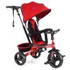 INFANS Kids Tricycle, 6 in 1 Stroll Trike with Adjustable Push Handle, Removable Canopy, Retractable Foot Plate, Lockable Pedal, Detachable Guardrail, Suitable for 10 Months to 5 Years (Red) view 1