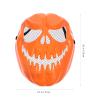 Amosfun Halloween Pumpkin Mask Scary Cosplay Half Face Mask Party Fancy Dress Prop for Men Women Prom Festival view 2