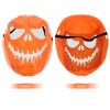 Amosfun Halloween Pumpkin Mask Scary Cosplay Half Face Mask Party Fancy Dress Prop for Men Women Prom Festival view 3