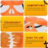 Amosfun Halloween Pumpkin Mask Scary Cosplay Half Face Mask Party Fancy Dress Prop for Men Women Prom Festival view 4