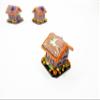 Dollhouse Miniature Halloween Gingerbread House Spider Web Holiday 15438 view 2