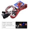 FPVKing 12 RC Car LED Lighting Kit Steering Brake Simulation Flash Light for 1/10 Scale Models Yokomo Tamiya HSP HPI AXIAL RC4WD Traxxas view 2