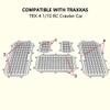 VGEBY1 Crawler Window Mesh, Metal Window Protective Net RC Defender Window Guard for 1/10 RC Crawler Car view 2