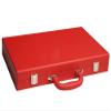 16-inch Premium Backgammon Game Set - Red Board - Grey Field - White and Red Points view 2